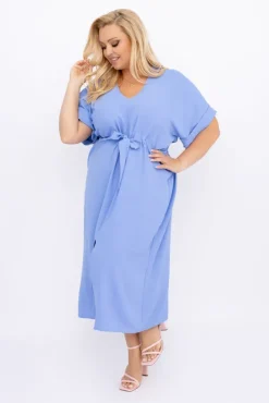 Baby blue Sukienka MICHIGAN<Polski Sale