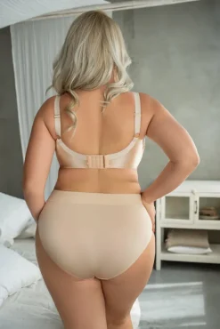 Beżowy Biustonosz GLOW Soft Plunge<Polski Sale