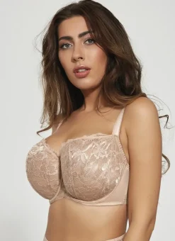 Beżowy Biustonosz OPAL Half Cup Soft<Polski