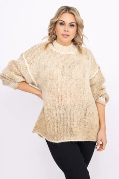Sweter z półgolfem FERIN<Włoski Clearance