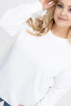 Biała Bluza LINDI<Włoski New