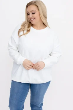 Biała Bluza LINDI<Włoski New