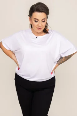 Biała bluzka CILIO<Polski Hot