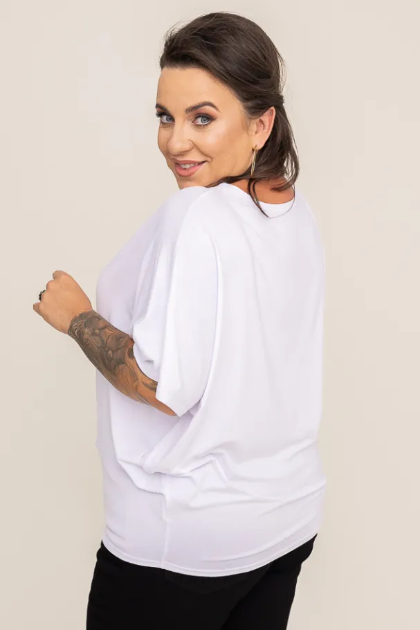 Biała bluzka CILIO<Polski Hot