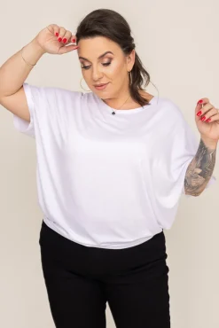 Biała bluzka CILIO<Polski Hot