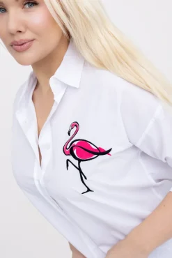 Biała Koszula GANDI< Online