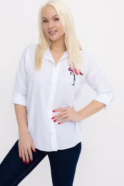 Biała Koszula GANDI< Online