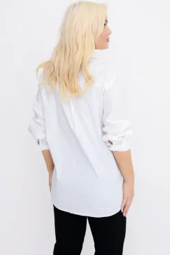 Biała Koszula LOVERI<Włoski Sale