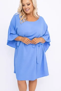 Błękitna Tunika kimono LUNDIA<Polski New