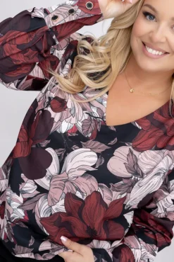 Bluzka Elegancka XEVIN Wzór 3<Polski Hot