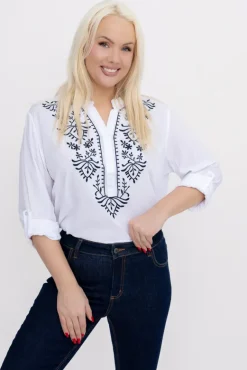 Bluzka z haftem IRIALI Wzór 5< Clearance