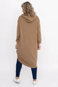 Camelowa Bluza z kapturem OASIS<Włoski Hot