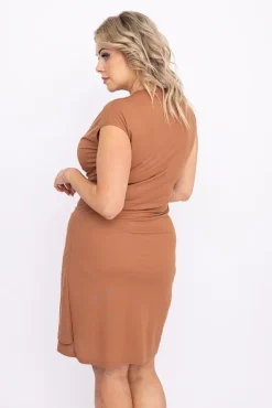 Camelowa Sukienka VALERIA<Polski Sale