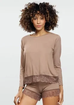 Cappuccino Piżama KORNELIA<Polski Sale