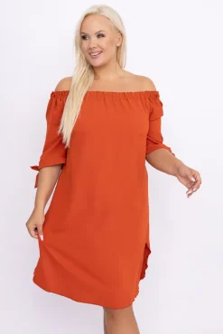 Ceglana Sukienka VALENCIA<Polski Best