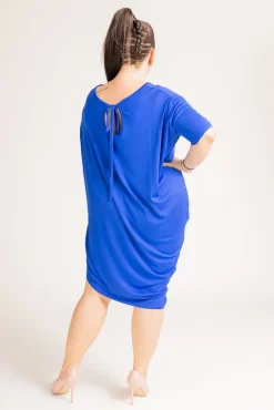 Chabrowa Sukienka CASUAL FASHION<Polski Discount