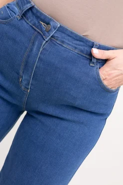 Ciemnoniebieskie Spodnie jeansowe BEGORIO< Clearance