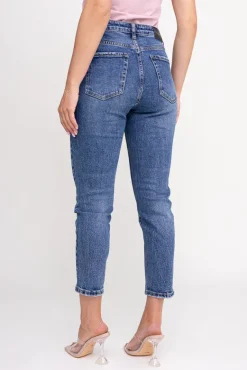 Ciemnoniebieskie Spodnie Jeansowe KARMEN<Włoski Hot