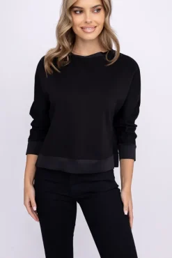 Czarna Bluza dresowa FORMI<Włoski Online