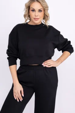 Czarna Bluza dresowa KANSIPI<Włoski Online