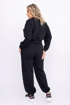 Czarna Bluza dresowa KANSIPI<Włoski Online