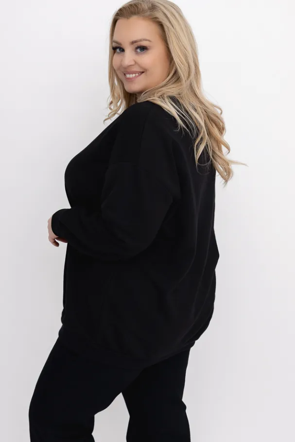 Czarna Bluza LINDI<Włoski Online