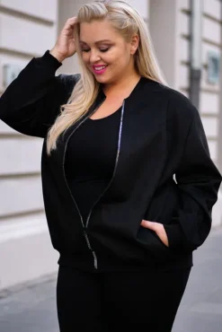 Czarna Narzutka MACY<Polski Sale
