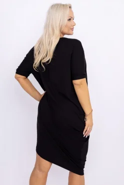 Czarna Sukienka CASUAL FASHION<Polski New