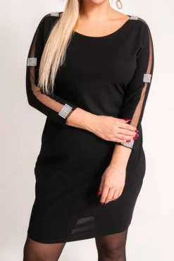 Czarna Sukienka DRETEGIO<Włoski Online