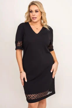 Czarna Sukienka FEMINA<Polski Hot