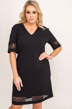 Czarna Sukienka FEMINA<Polski Hot