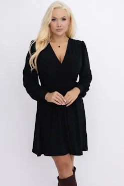 Czarna Sukienka NORENTI<Polski New