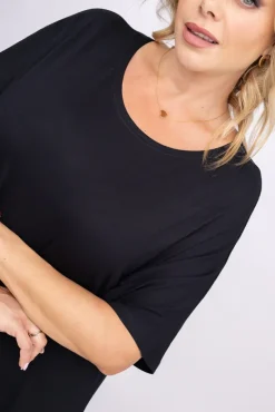 Czarna Sukienka SPINER<Polski New