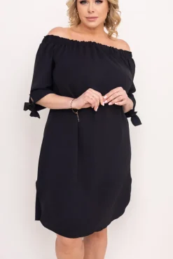 Czarna Sukienka VALENCIA<Polski Sale