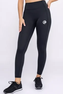 Czarne Legginsy sportowe SPINTI<Polski Hot