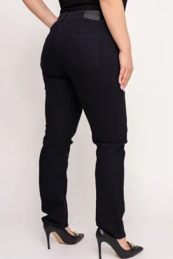 Czarne Spodnie Jeansowe PAXI< Sale