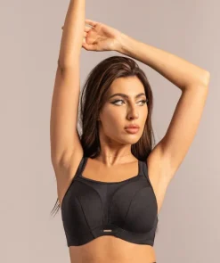 Czarny Biustonosz ACTIVE Sport Bra<Polski Sale