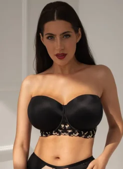 Czarny Biustonosz VENUS Balconette MHM<Polski Sale
