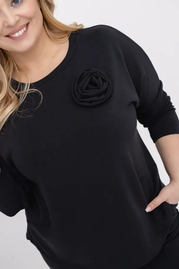 Czarny Dres SIADORI<Włoski Sale