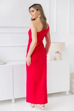 Czerwona Sukienka ALIKSA<Polski Online