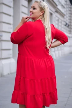 Czerwona Sukienka TUTI<Polski Clearance