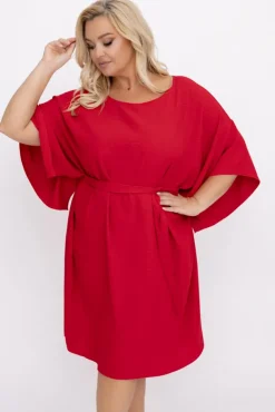 Czerwona Tunika kimono LUNDIA<Polski Sale