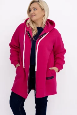 Fuksjowa Bluza dresowa FERINA<Włoski Discount