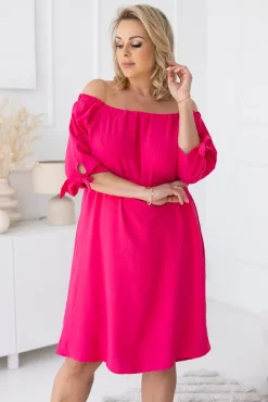 Fuksjowa Sukienka ROSINA<Polski Online
