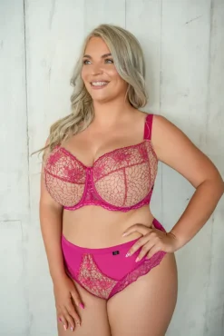 Fuksjowy Biustonosz BLUSH Soft Full Cup<Polski Outlet