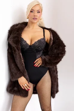 G184 body czarny LIVIA<Gorsenia Hot