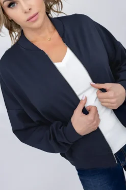 Granatowa Bluza GIRTI<Włoski Best