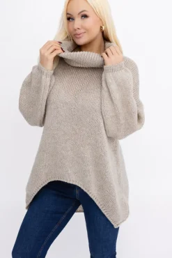 Jasno Sweter z golfem DELIO<Włoski Clearance