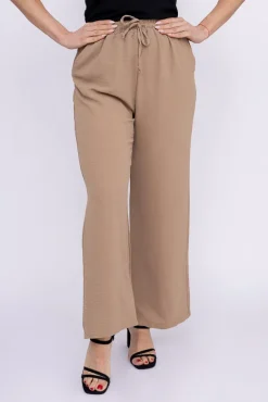 Jasnobrązowe Spodnie DEROME<Włoski Hot
