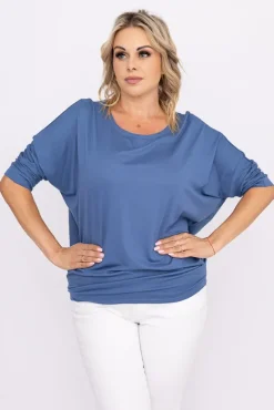 Jeansowoniebieska Tunika LUMINA<Polski Hot